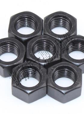 整盒高强度细牙螺母M8X1-M48X3螺帽GB6171国标12.9级加硬黑色