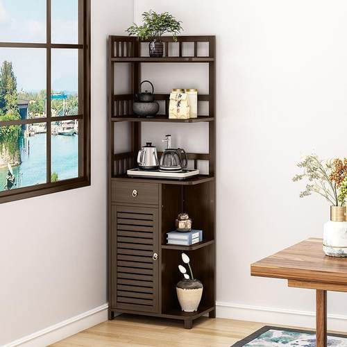 角柜转角墙角三角形置现物柜架客厅室拐角落卧73215地收纳边柜代