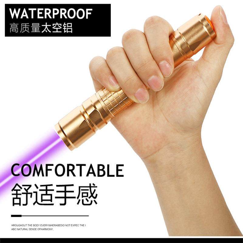 齐影20手0m118紫光w激光手电蓝光激光电紫绿色蓝色激外光笔三色壳