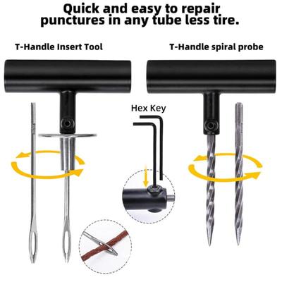 补胎工具套装汽车维修胎工具包组合套补金摩装057托车属真空轮胎