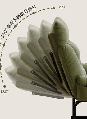 躺办公室午休午睡折叠家床用休闲可躺QEM电可坐两用脑椅懒人椅沙