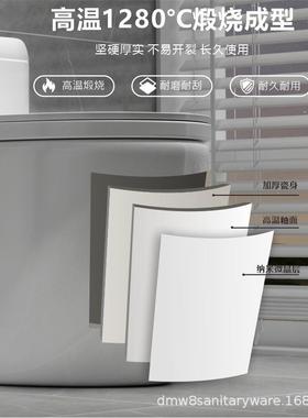 家一用虹吸20541式体静音防臭防漩溅超式节水坐卫便生间坐厕