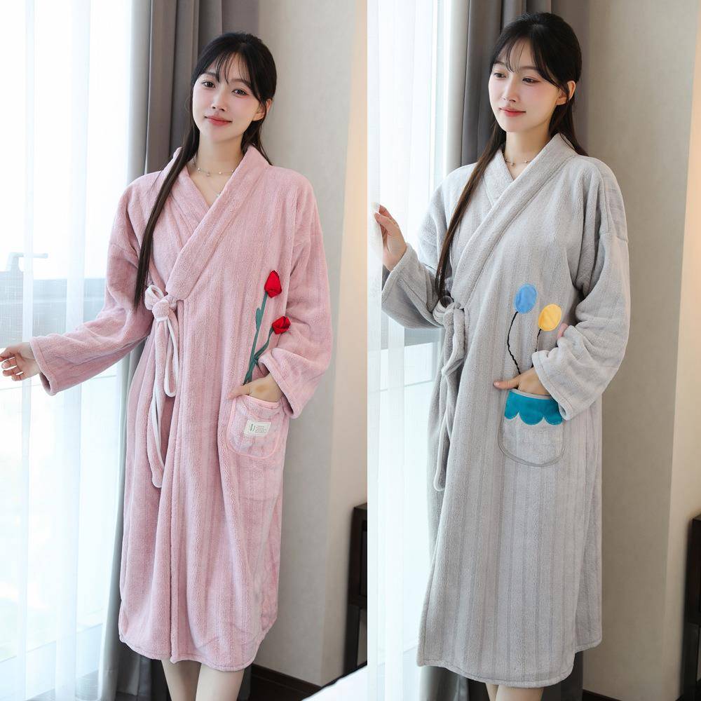 浴巾可穿可裹巾浴袍水式大家用2非纯棉人吸浴裙0XKJCX00123冬款长