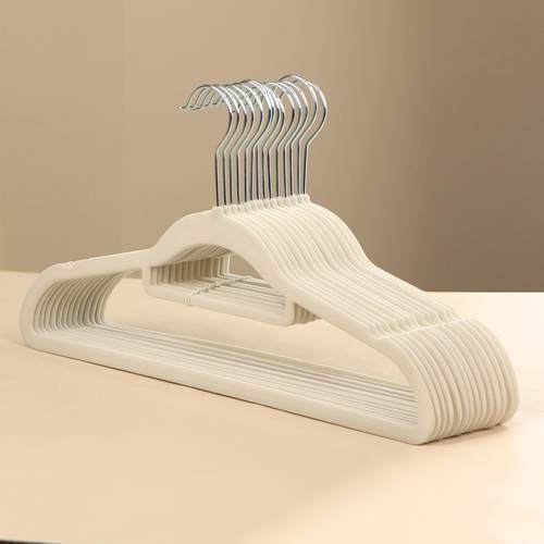 防儿滑童整理衣植绒肩柜收纳无用痕衣架家衣撑VKS挂衣衣架师