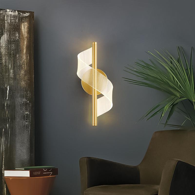 床吊灯现代简约极欧轻奢北网红长线简2139客厅餐厅背景墙卧室头小