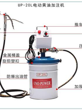 电动黄油机24油v电动脂打润泵滑挖掘机专用高压74018加注机220v黄