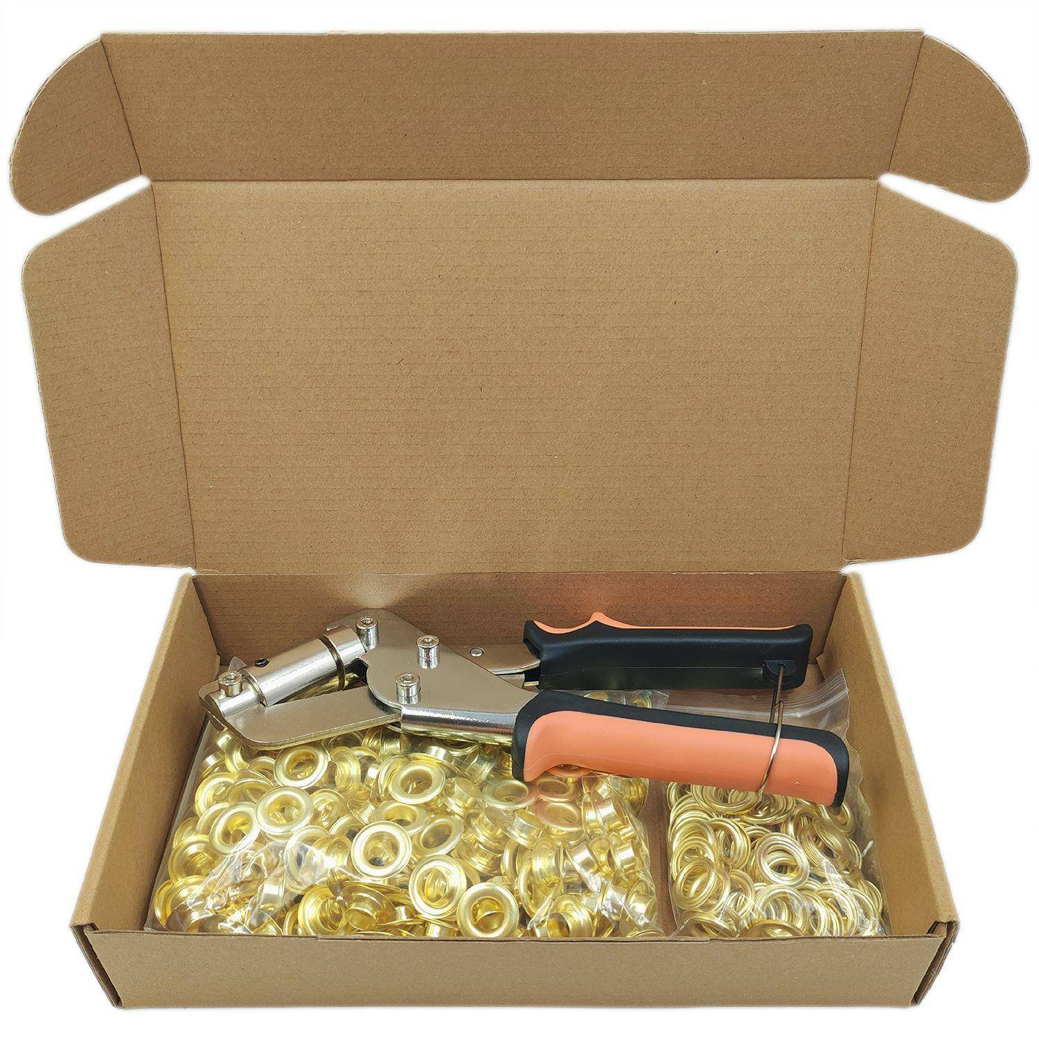 3压00套装10mm气孔扣汽眼鞋圈鸡眼扣气眼扣安装工手钳手具PDN动打