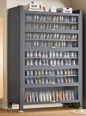 钢制鞋关PUY柜家用门口多储物柜入户玄大纳容量收柜金属层防尘鞋