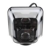 越野摩车托头灯灯瓦芯改装 适用于胡思娜双圆HL119凸镜形灯芯