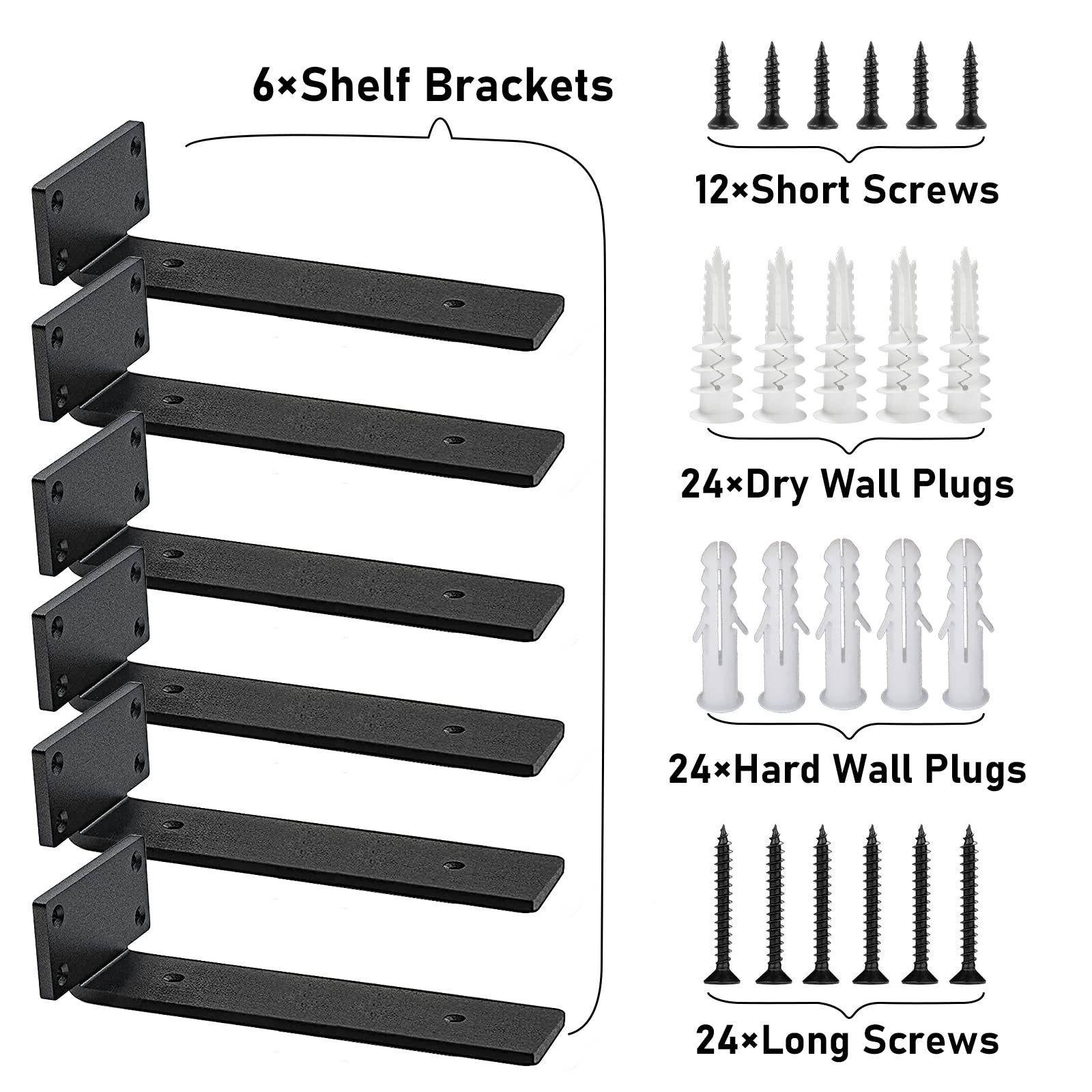 扬昇工艺物浮动黑铸铁L型角码直角90度工业金属色重隐形AY001承置