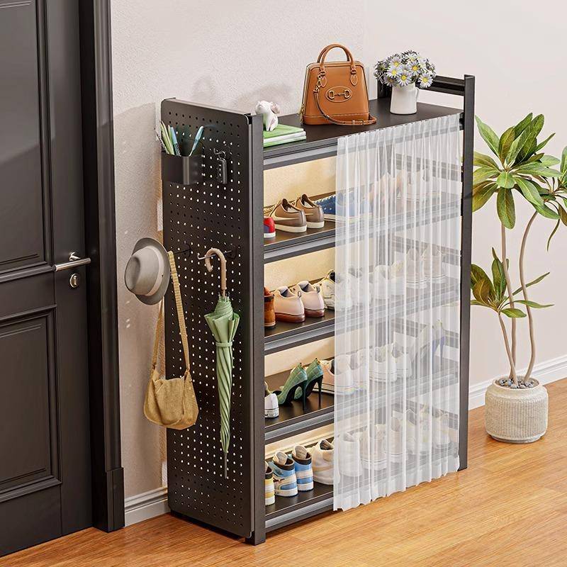 家用架物架鞋架出租房置层落地简易鞋架子铁艺收99330纳多架钢货