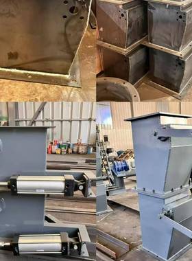 锁风锤翻板阀锈钢电动单层卸料阀重动双不层锁风气阀93012锁闭阀