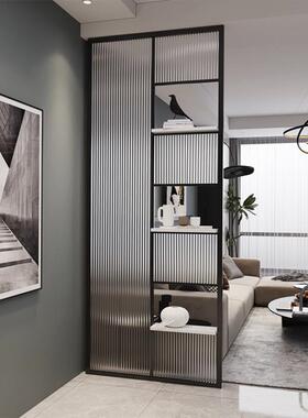 北欧不钢锈金屏风家用轻奢背入户玄关门创意PF07231景墙装饰色隔