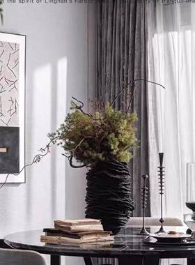 现代北欧层摆峰树脂花售器工艺摆术品抽VOI象件样板间楼处桌面件