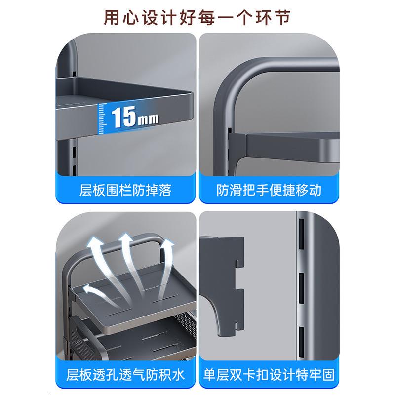 蔬置物厨架房小推车落地多层2108蔬菜锅具菜收纳架多子功能锅架菜