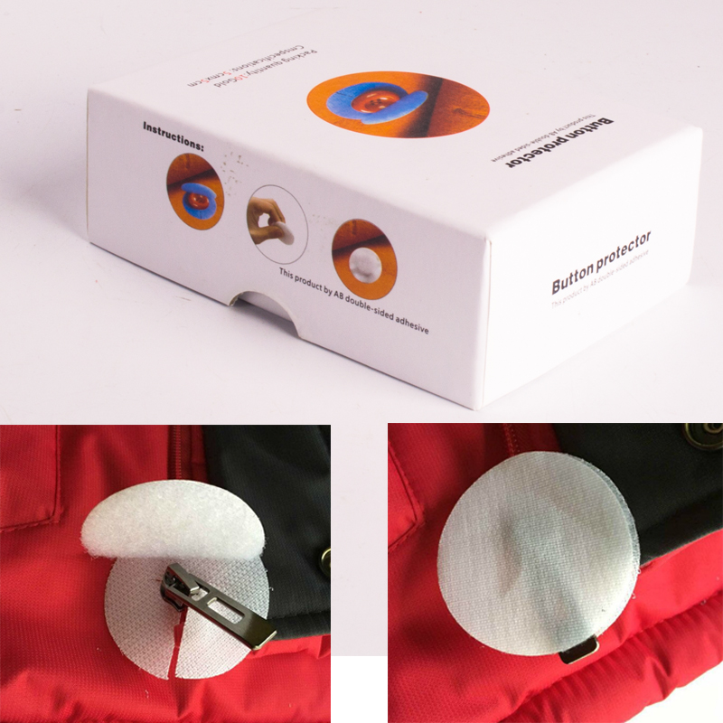纽扣保护器 干洗店耗材洗衣用品水洗房拉链保护套衣服纽扣保护膜