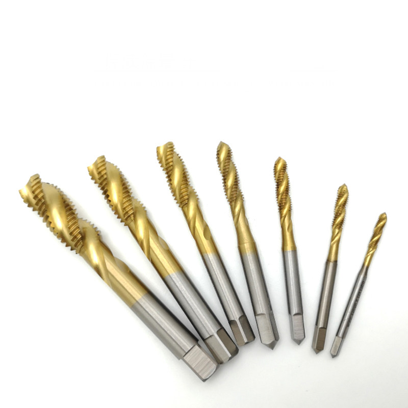 粗细牙螺旋机用丝锥M2全磨制M18 M20 M22铝不锈钢铁专用镀钛丝攻