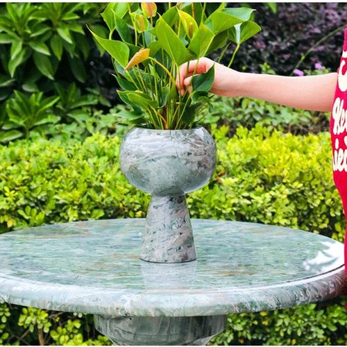 鼎信华安九龙壁石桌石凳户内外庭院家用花园别墅圆形形茶几椅包邮