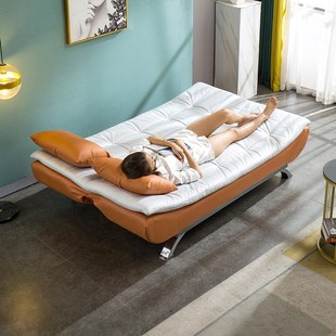 新型小户型1米5宽沙发床可折叠两用双人客厅2024新款乳胶懒人沙发