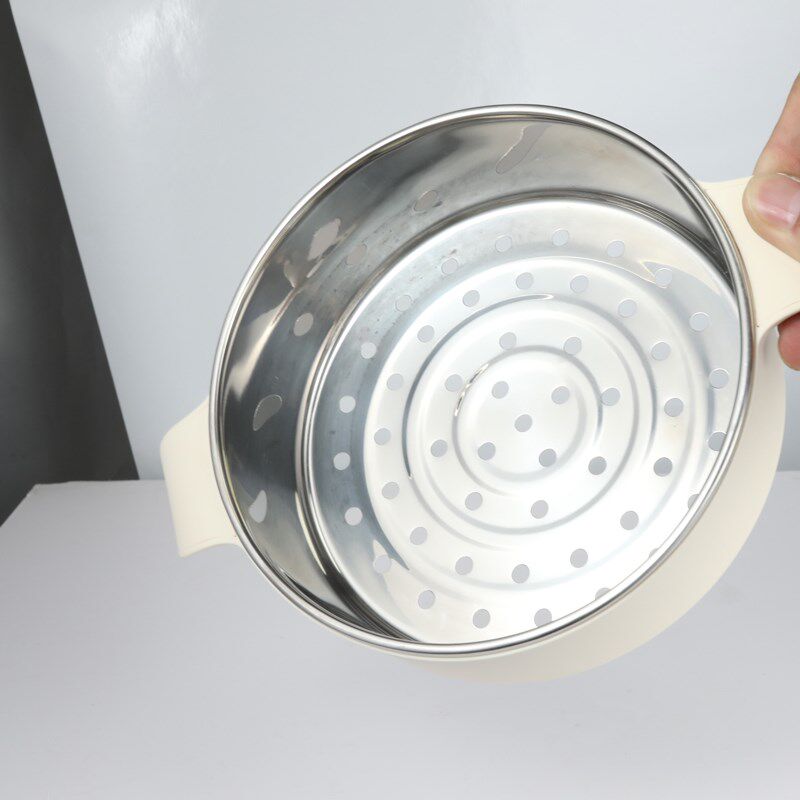 龙力电煮锅智能宿舍学生多功能火锅煮面小功率迷你不锈钢笼煮饭锅