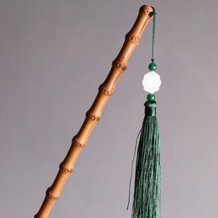 紫竹教鞭竹根鞭戒尺教棍家用实心竹棍子老料竹条手工调直手指教棍