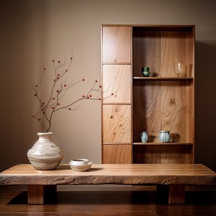 天然干花枝蔷薇果树枝枯梅花束禅意侘寂民宿茶室玄关壁龛装饰摆件