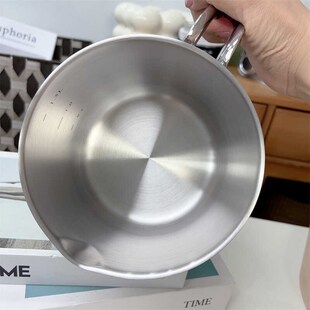 304不锈钢复合底大容量1.8L多用咖啡壶拉花杯奶泡杯拉花缸花茶壶