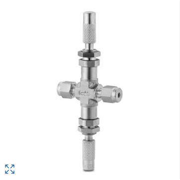 美国世伟洛克SS-SS2-D不锈钢低流量双型计量阀 1/8 in.卡套管接头