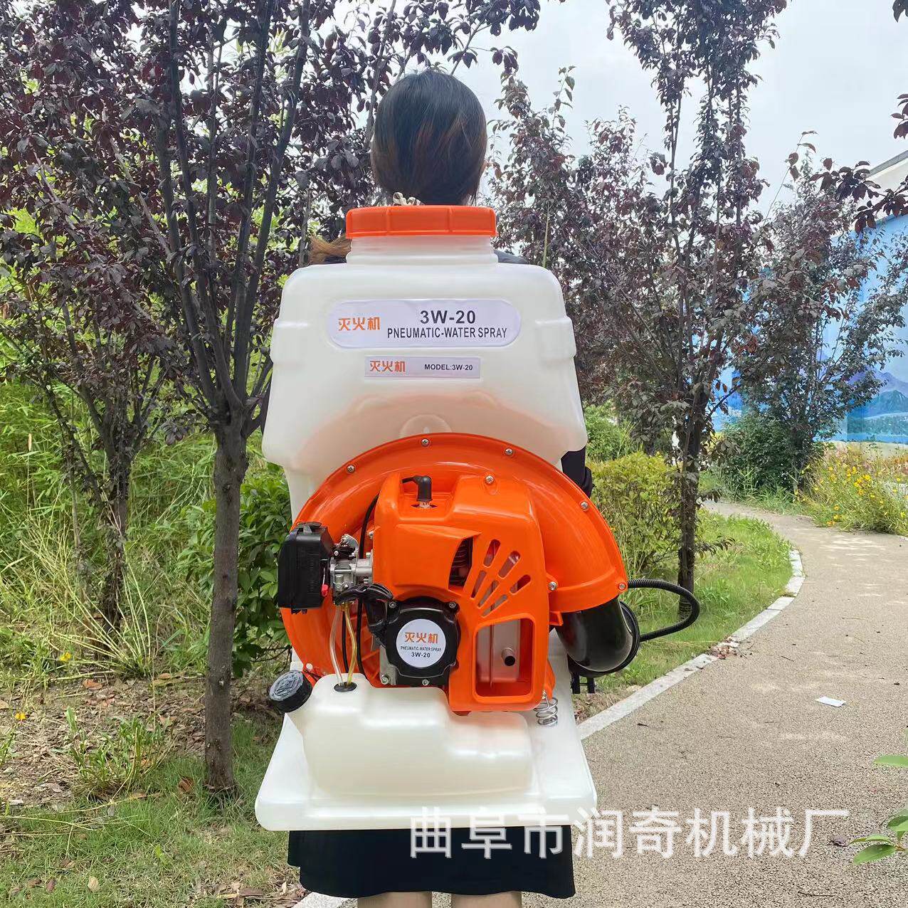 应急救灾风力灭火机高压吸水雾灭火机便携式背负式森林风水火机