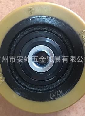 德国WICKE-TOPTHANE威卡脚轮6寸聚氨酯叉车轮140mm承载轮驱动轮