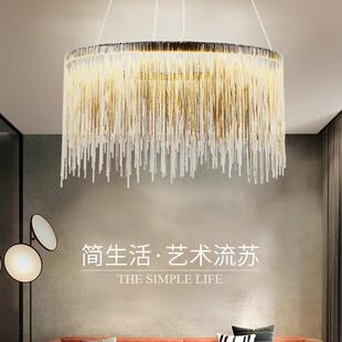 创意灯后现代艺术吊灯创意个性客厅灯意大利轻奢风格流苏餐厅客厅