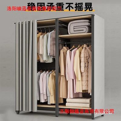 挂衣架落地卧衣帽置物架步入式衣钢帽间简易室架架组合开放KQK式