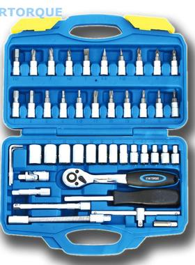 件拓卡STARTOR列QUE2手4-32257套套筒组套1/2系套筒+棘轮扳+接杆