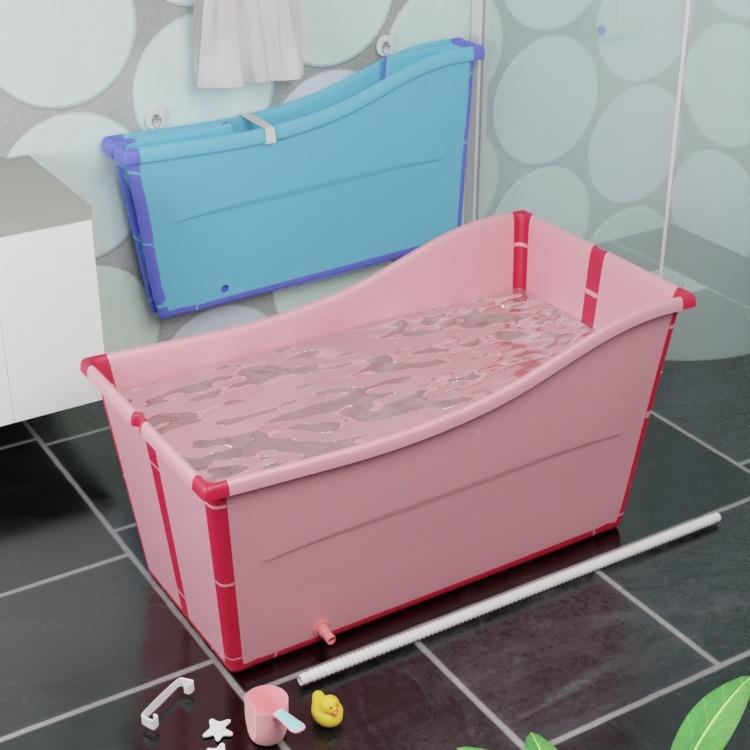 泡澡桶可折叠成浴桶盆家用人洗澡童浴盆大号925浴缸儿儿童折叠浴