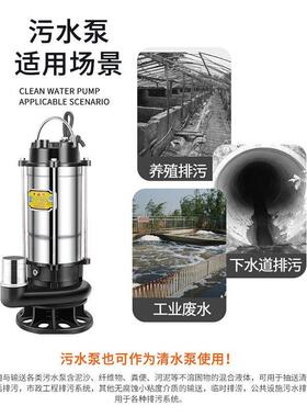 家用寸潜水1220V小型抽水泵吸泵水高扬CBM家用井水农用清水污程水