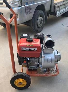 手推框柴油排款自吸泵架吸程10685上米自吸水水排涝浇地灌溉