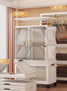 免小安装宝宝衣柜用儿童衣服衣收纳柜多层储PIO物柜家婴儿简易物t