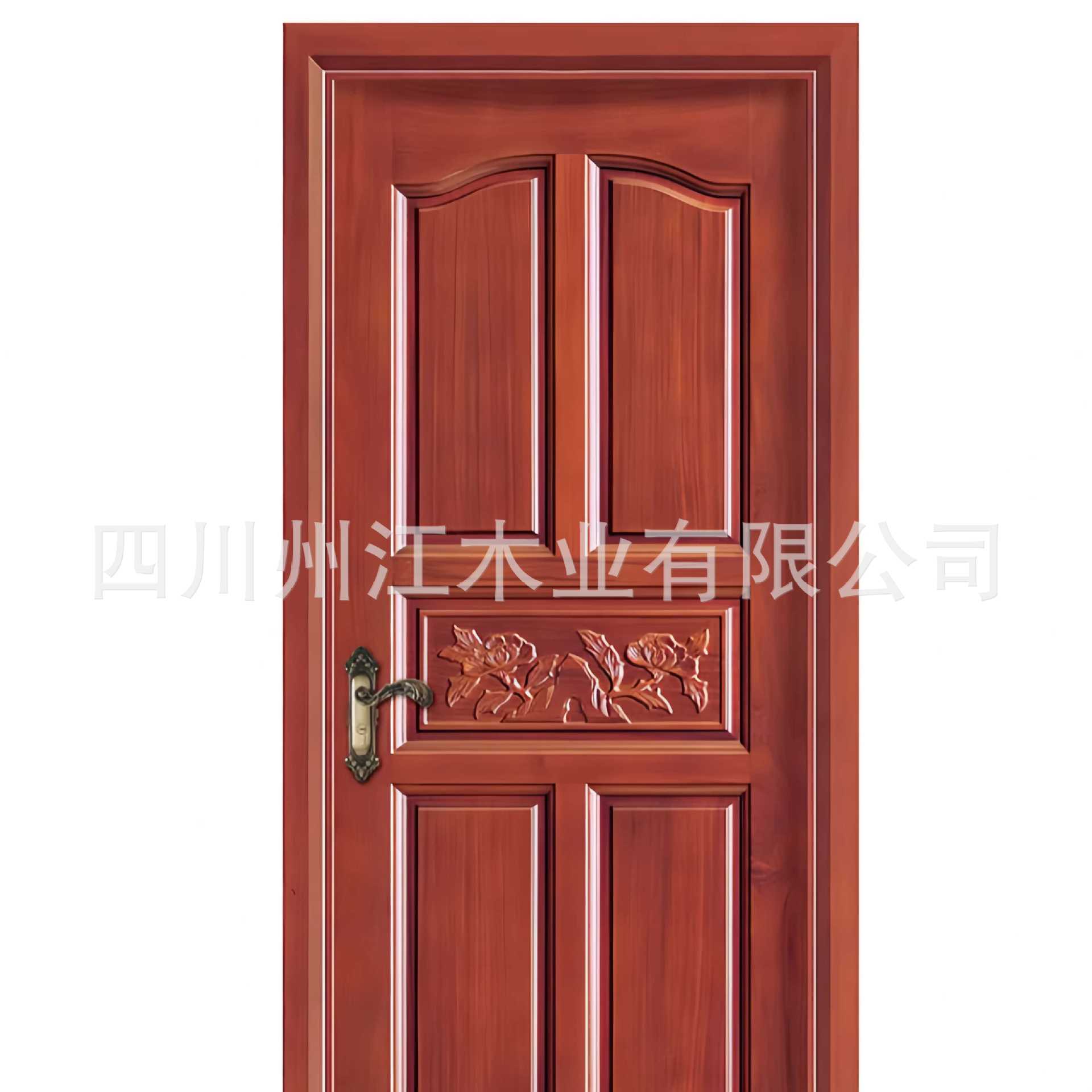 成都欧式实木门法式扣线房间门源头美式实木复合烤漆门单开门