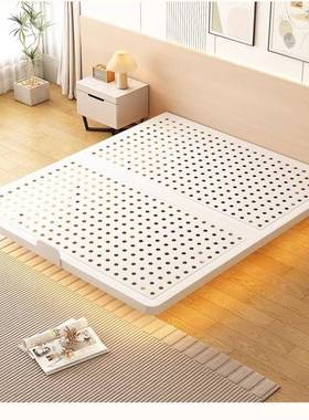 20BRC25靠新款悬浮床铁架床家用不锈钢洞洞板无背无铁艺床悬空床