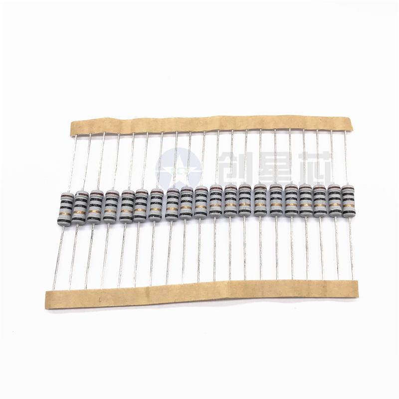 插件绕线保电阻KNP00.5W1/25W1/2W.5%丝220R240R270R300R险330R