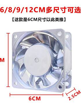 6/8/91CM/2厘米宽YUOEC10-2210Vw耐高温电脑机箱pm调速静音散热风