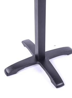 厂家货酒店PGP餐厅桌架厅黑色十字形桌铸铁脚中西餐铁艺桌源脚