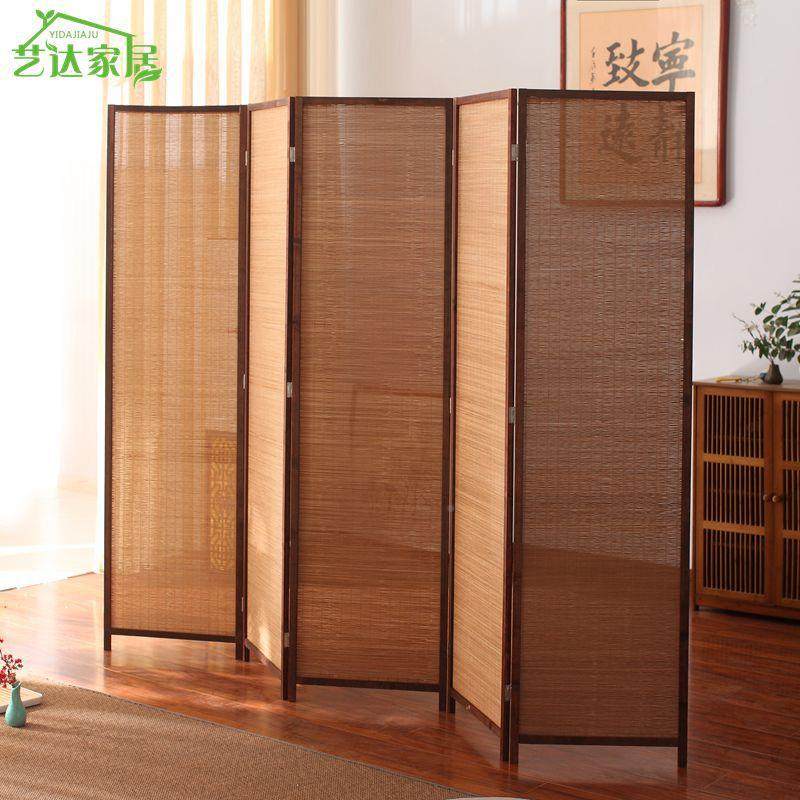 中式风屏风隔断实木风竹子做折叠折屏22旧复古古典屏屏屏风客厅隔,基础建材,屏风,淘宝优惠券,粉丝福利购,淘宝优惠卷
