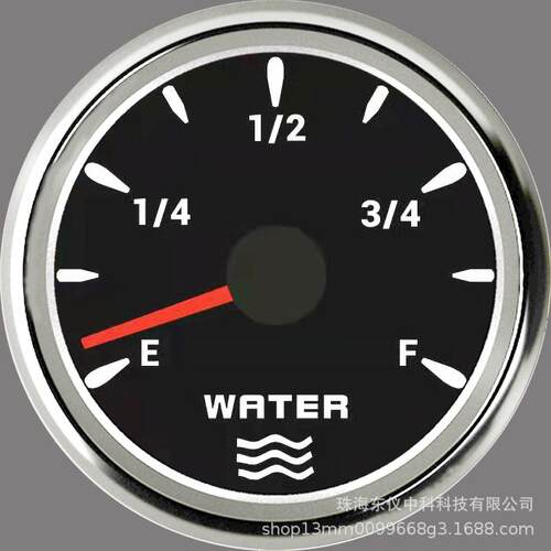 热1销52mm水位表2/24V用改装车房车游七艇DYZK-101通摩托艇彩背光
