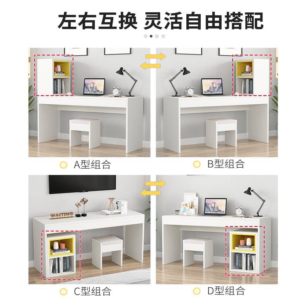 电脑子桌台式简易出屋80cm/100书桌家用学写字桌长方形生小桌简约