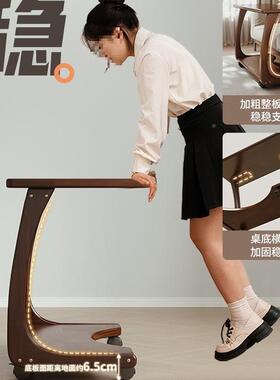 实木沙发边几移柜OYV动床头桌子侧桌可边家用客厅小户型茶台边小