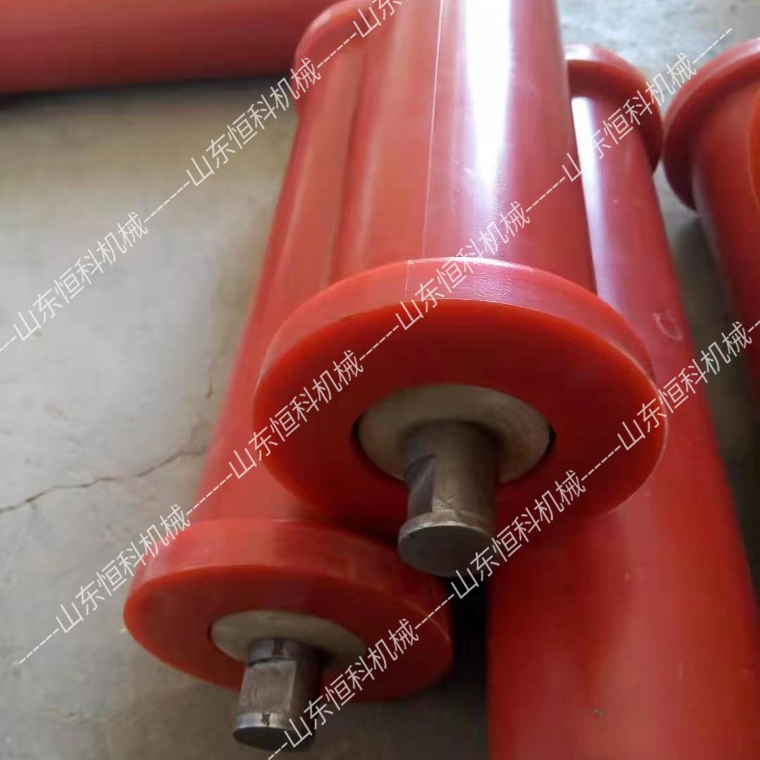 矿用防静电地地轮尼龙地轮尼龙地滚150*3绳0钢丝托NET0绳聚氨酯辊