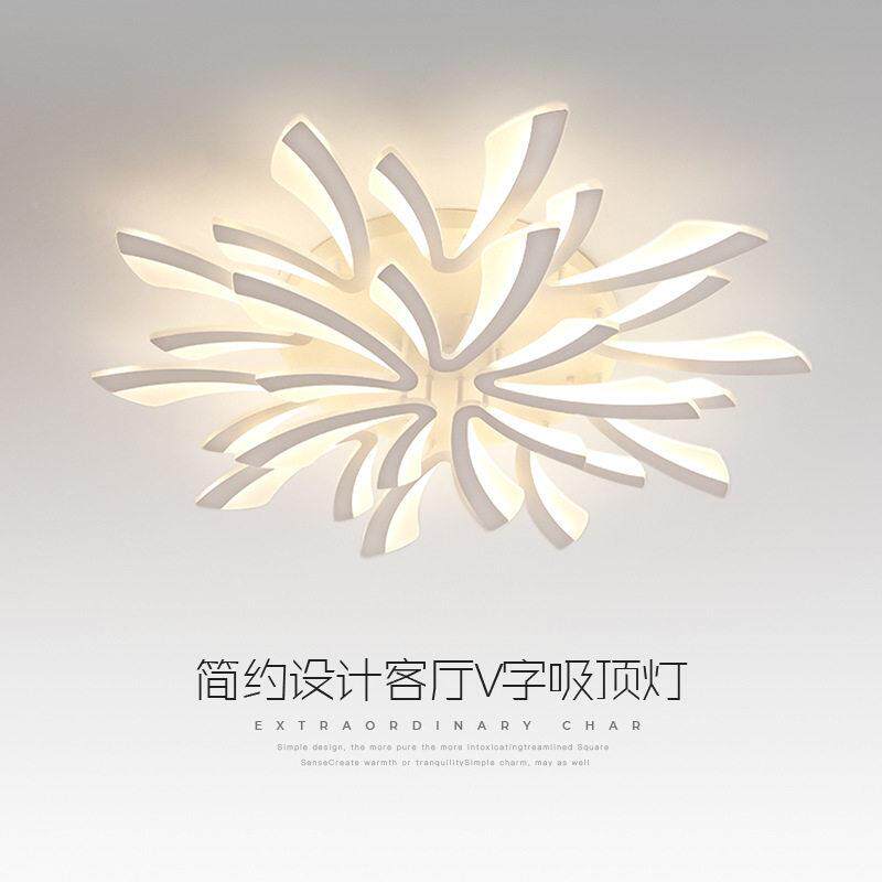 客灯led2025新款创约890意吸顶厅灯卧室气灯家用简现大个性灯具