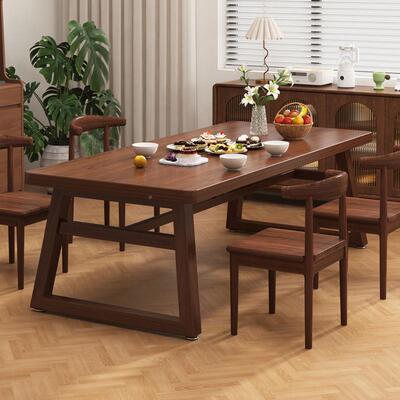 餐桌家小型客厅一用桌户SGN四椅板桌组合商用餐饮长快餐店方形桌