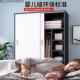 推门衣柜拉用卧室简出易组装 租房衣柜6131储家藏经济小型木质儿童